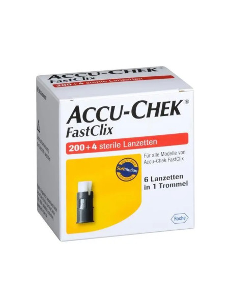 Accu-Chek Fastclix lancety 204 sztuki
