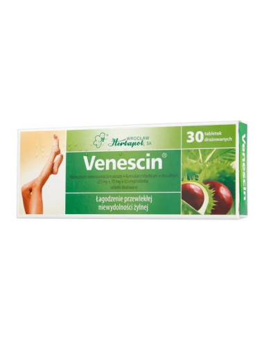 Venescin 30 draż.