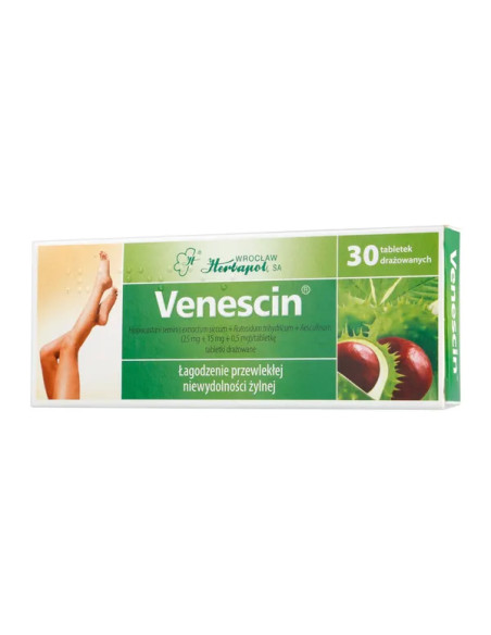 Venescin 30 draż.