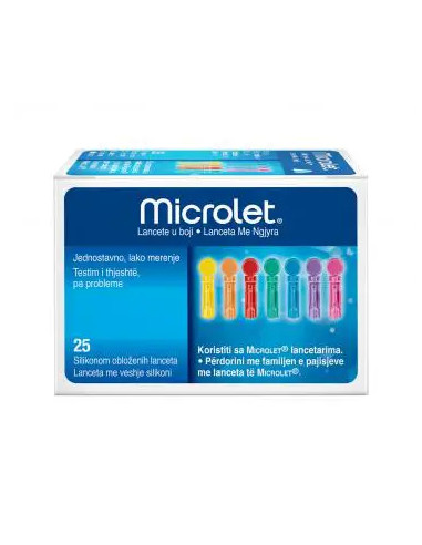 Lancety MICROLET 25 sztuk