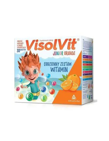 Visolvit Junior o smaku pomarańczowym 30 sasz.