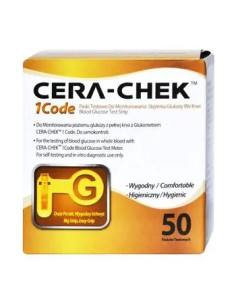 Cera-Chek 1 Code test paskowy 50 sztuk