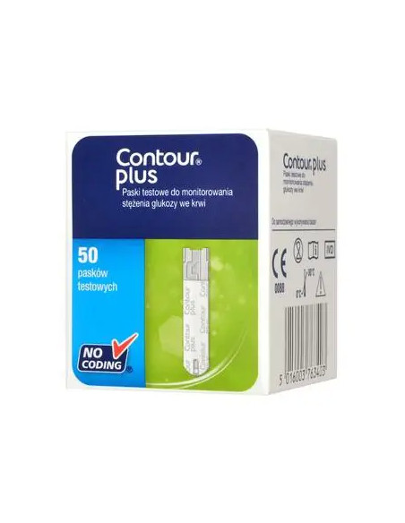 Contour Plus test paskowy 50 sztuk