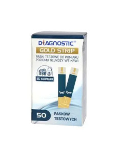 Diagnostic Gold Strip test paskowy 50 sztuk