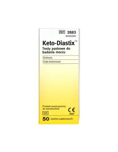 Ketodiastix test paskowy 50 sztuk
