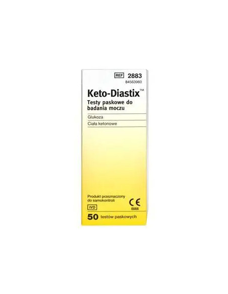 Ketodiastix test paskowy 50 sztuk