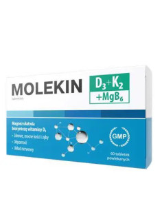 Molekin D3 + K2 + MgB6 60 tabl.