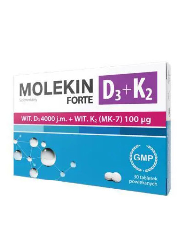 Molekin D3 + K2 Forte 30 tabl.