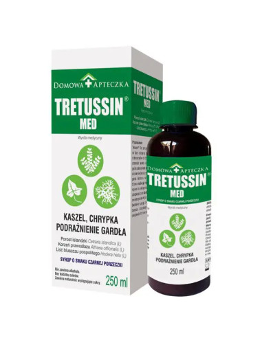 Tretussin Med syrop o smaku czarnej porzeczki...