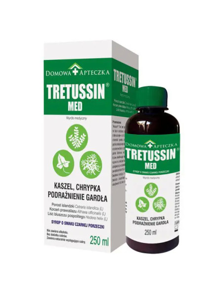 Tretussin Med syrop o smaku czarnej porzeczki 250 ml
