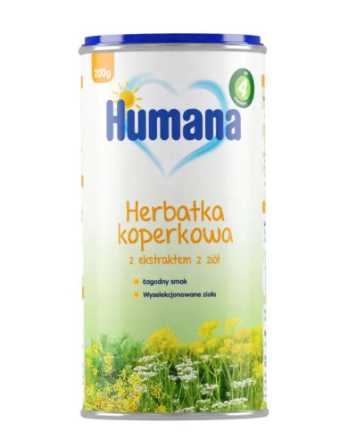 Humana herbatka koperkowa z wyciągiem z zioł 200 g