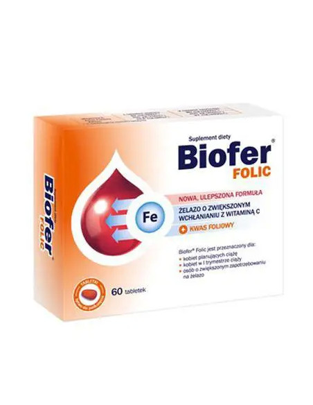 Biofer folic 60 tabletek