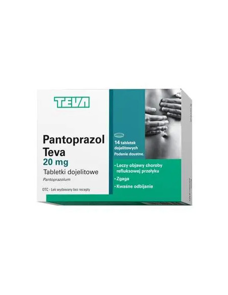 Pantoprazol Teva 0,02 g 14 tabl.