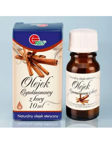 Olejek eteryczny cynamonowy z kory 10 ml KEJ