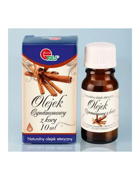 Olejek eteryczny cynamonowy z kory 10 ml KEJ