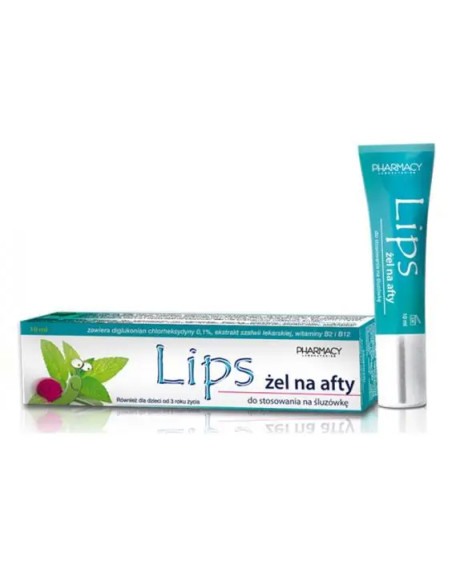 Lips żel na afty 10 ml