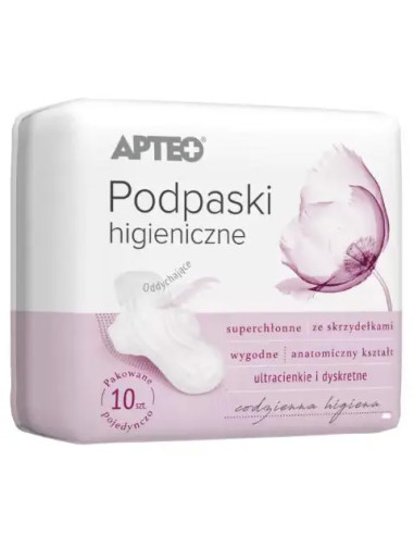 Podpaski higieniczne ze skrzydełkami 10 szt....