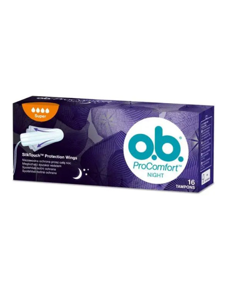 Tampony higieniczne OB ProComfort Night Super 16 sztuk
