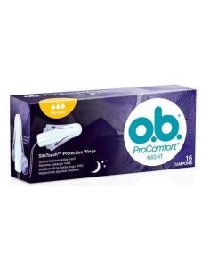 Tampony higieniczne OB Procomfort Night Normal 16 sztuk