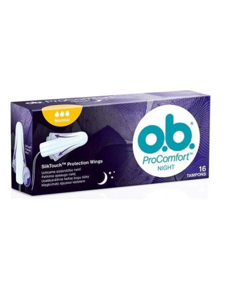 Tampony higieniczne OB Procomfort Night Normal 16 sztuk