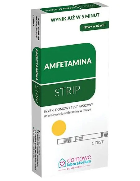 Test Amfetamina strip - test narkotykowy 1 sztuka