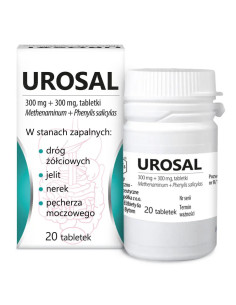 Urosal 300 mg + 300 mg 20 tabletek