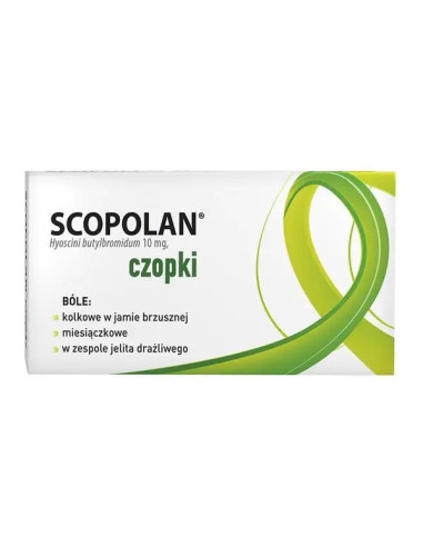 Scopolan 10 mg czopki doodbytnicze 6 szt.