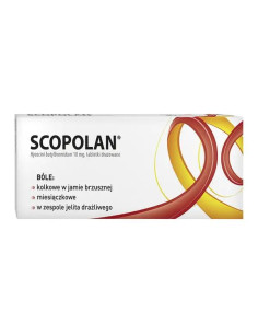 SCOPOLAN 10 MG TABLETKI DRAŻOWANE 30 SZT.
