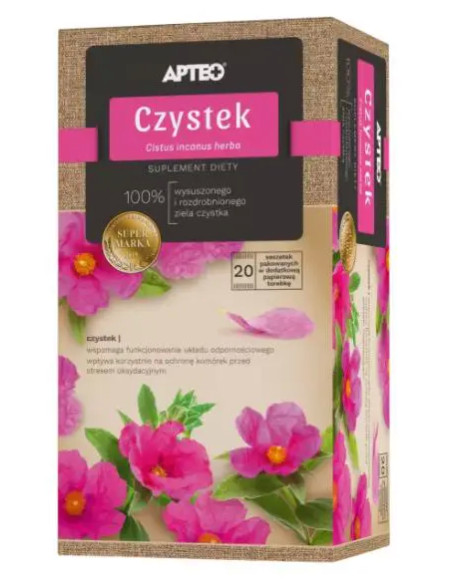 Czystek 20 sasz. Apteo natura