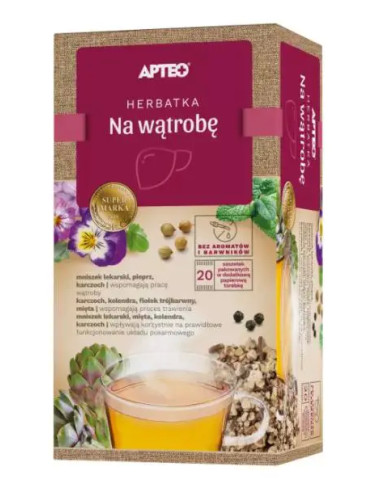 Herbatka na wątrobę 20 sasz. APTEO NATURA