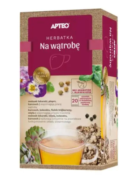 Herbatka na wątrobę 20 sasz. APTEO NATURA