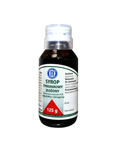 Syrop Tymiankowy złożony 125 g Hasco