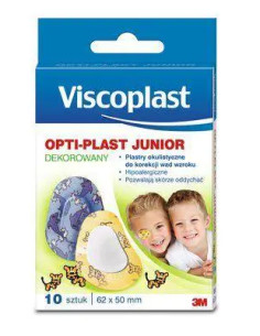 PLASTRY OPTI-PLAST JUNIOR dekorowany 10 SZTUK