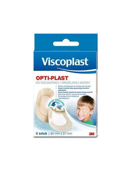 Plastry Opti-Plast dla delikatnej i wrażliwej skóry 5 sztuk