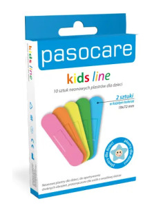 Plastry neonowe Pasocare Kids Line 10 sztuk