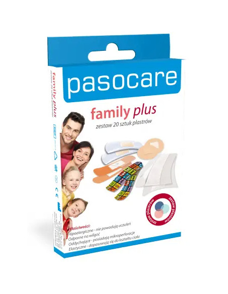 Plastry Pasocare Family Plus 20 sztuk