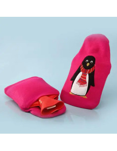 Termofor Gumowy 0,7 L Gum-Med w pokrowcu pingwin 1 sztuka