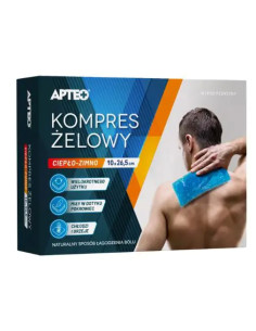 KOMPRES ŻELOWY CIEPŁO-ZIMNO 10 CM X 26,5 CM APTEO CARE 1...