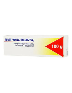 Puder płynny z anestezyną 100 g