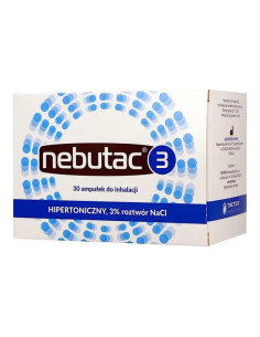 Nebutac 3 roztwór do inhalacji hipertoniczny 3% 4 ml 30 amp