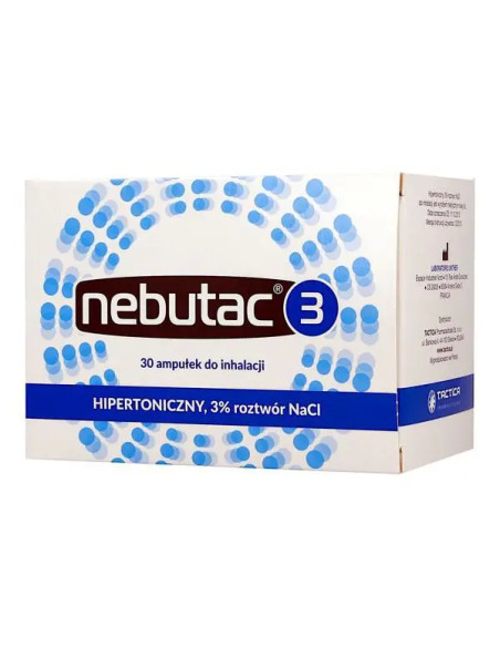 Nebutac 3 roztwór do inhalacji hipertoniczny 3% 4 ml 30 amp