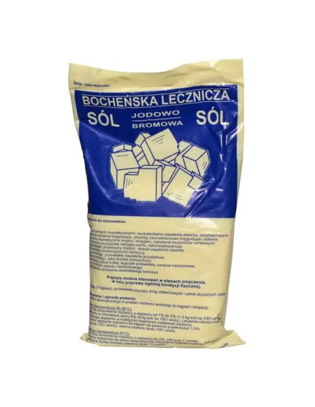 Sól bocheńska lecznicza jodowo-bromowa 1 kg
