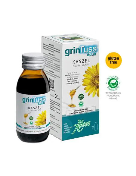 Aboca GrinTuss Adult syrop na kaszel suchy i mokry 128 g
