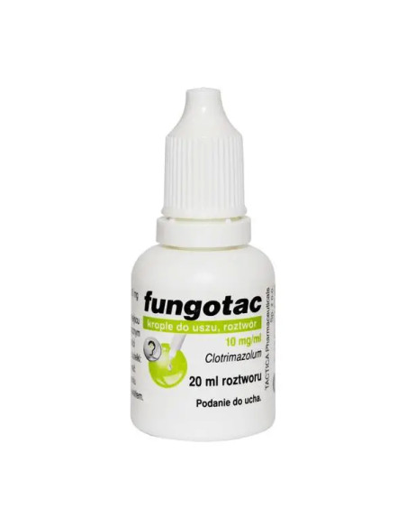 Fungotac krople do uszu 20 ml