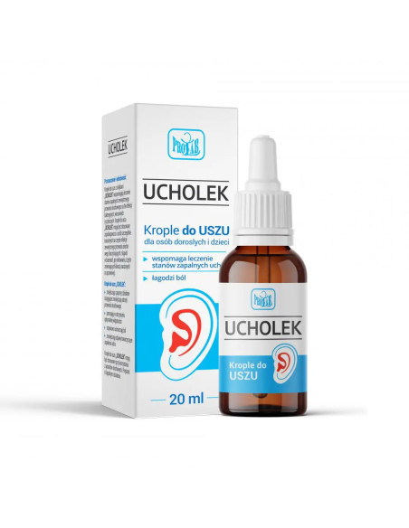 Ucholek krople do uszu 20 ml
