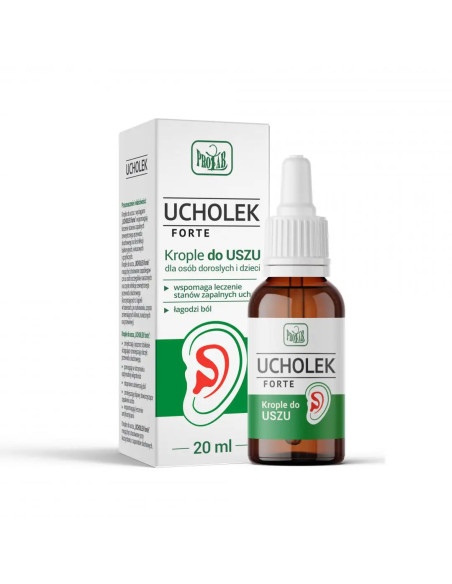 Ucholek forte krople do uszu 20 ml