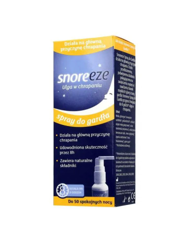 Snoreeze spray do gardła przeciw chrapaniu 23,5 ml