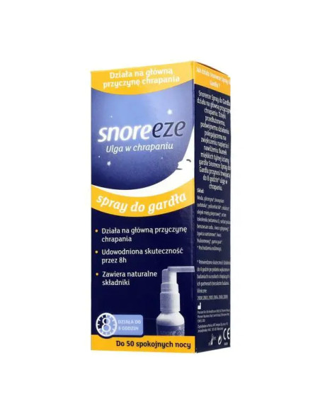 Snoreeze spray do gardła przeciw chrapaniu 23,5 ml