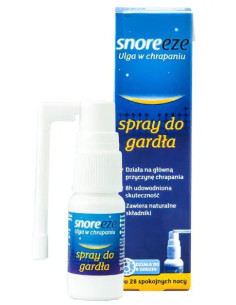 SNOREEZE SPRAY DO GARDŁA PRZECIW CHRAPANIU 14 ML
