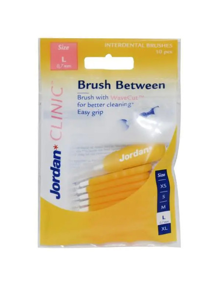 Jordan Brush Between szczoteczki do czyszczenia przestrzeni międzyzębowych L 10 szt.